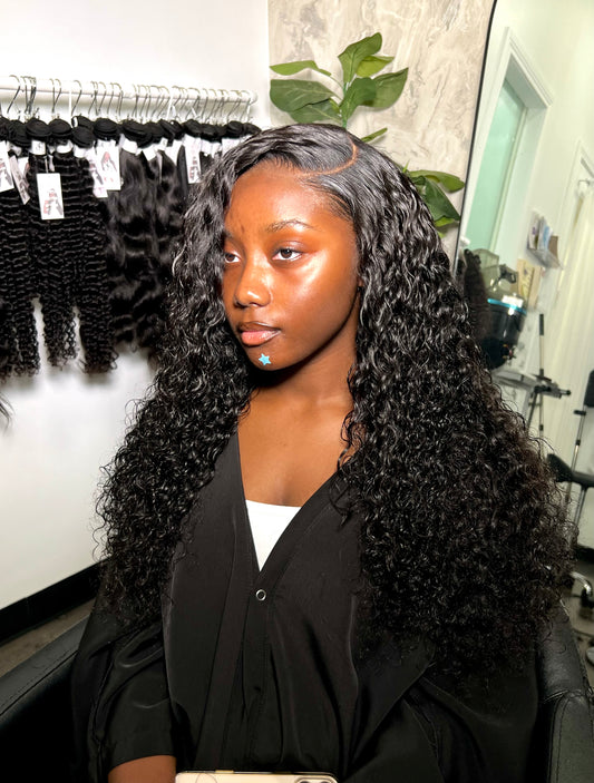 Deep Wave Virgin HD Closure Wig